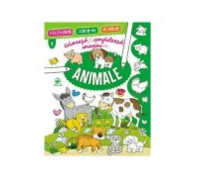 Coloreaza si completeaza imagini cu animale