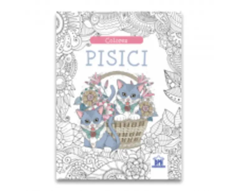 Colorez pisici - Carte de colorat