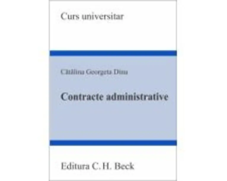 Contracte administrative - Catalina Georgeta Dinu