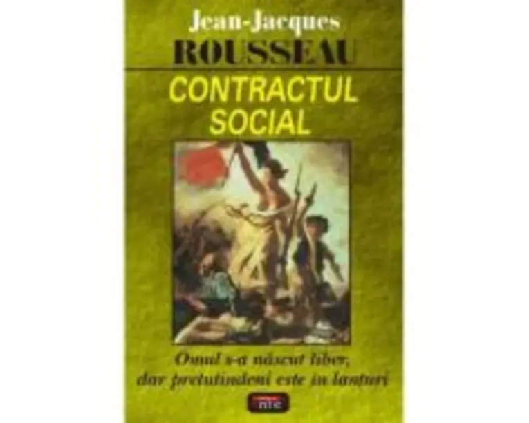 Contractul social  Jean Jacques Rousseau