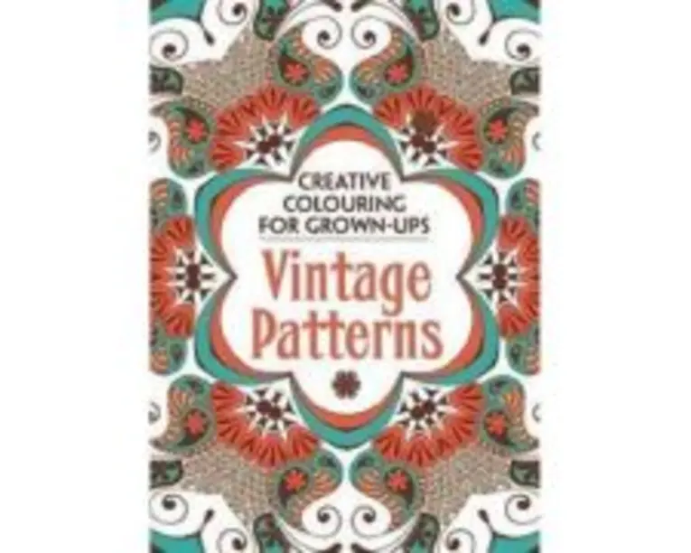 Creative Colouring For Grown-ups. Vintage Patterns