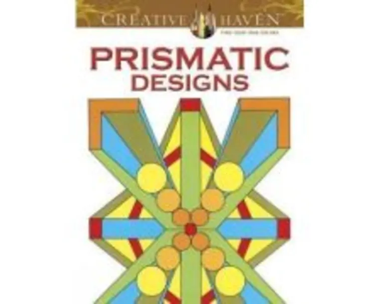 Creative Haven Prismatic Designs Coloring Book