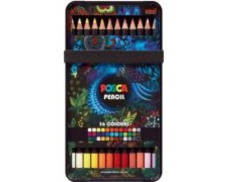 Set 36 creioane colorate, pastel uleios 4 mm, KPE-200, Posca (C3945)