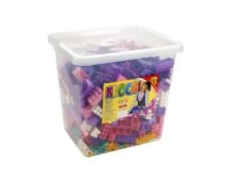 Set Cuburi Constructii 500 piese, 28 mm, pentru fetite