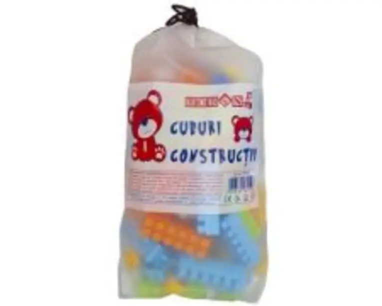 Cuburi Constructii ambalaj mic, 160 piese / 285 g