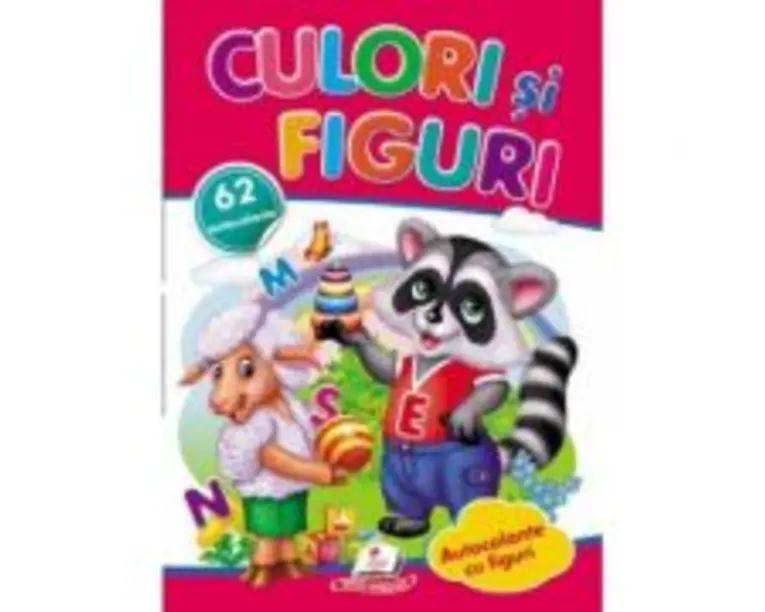 Culori si figuri. 62 autocolante