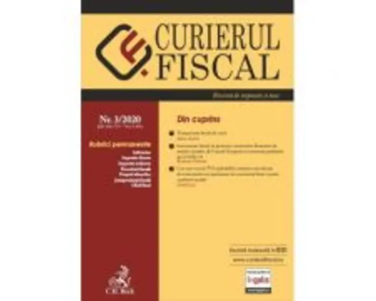 Curierul fiscal nr. 3/2020