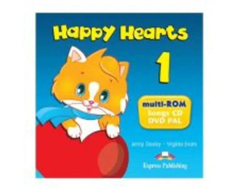 Curs limba engleza Happy Hearts 1 Multi-ROM - Jenny Dooley, Virginia Evans