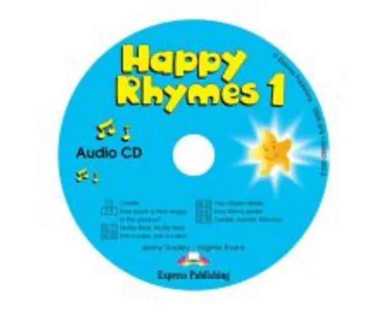 Curs limba engleza Happy Rhymes 1 Audio CD - Jenny Dooley, Virginia Evans