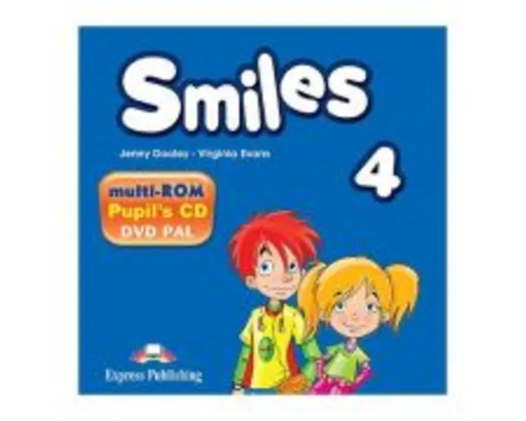 Curs Limba Engleza Smiles 4 Multi-ROM - Jenny Dooley, Virginia Evans