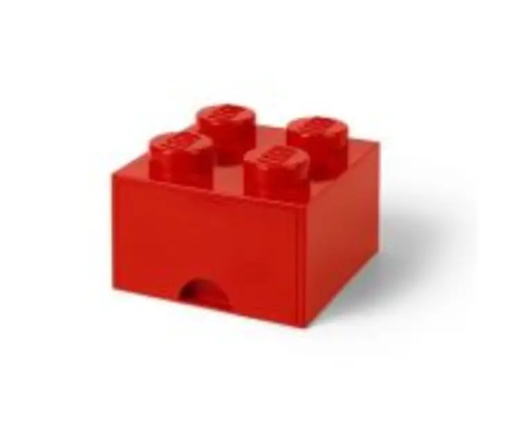 Cutie depozitare LEGO 2x2 cu sertar rosu 40051730