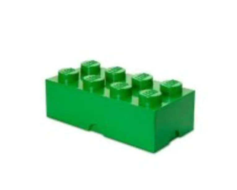 Cutie depozitare LEGO 2x4 verde inchis 40041734