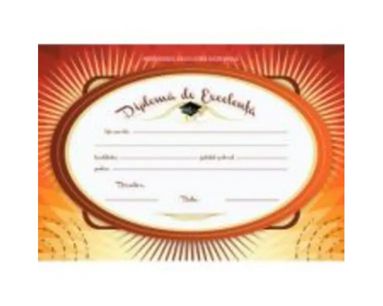 Diploma scolara de EXCELENTA (DLFD010A)