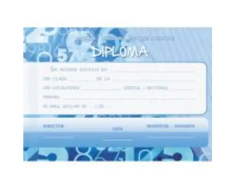 Diploma scolara MATEMATICA (DLFD014)