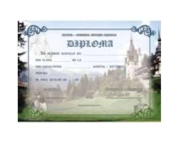 Diploma scolara ISTORIE (DLFD019)