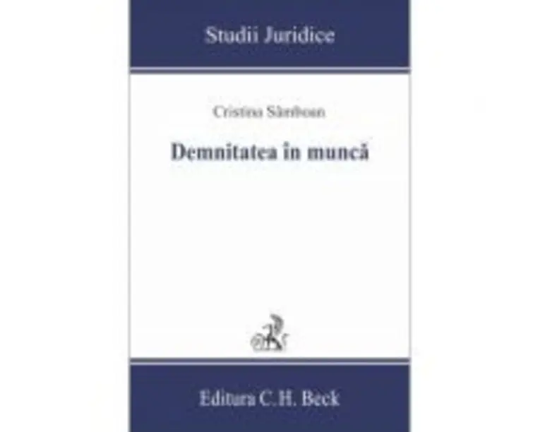 Demnitatea in munca - Cristina Samboan