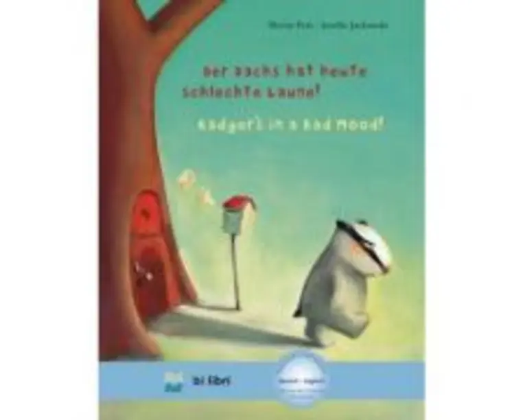 Der Dachs hat heute schlechte Laune! Kinderbuch Deutsch-Englisch mit MP3-Horbuch als Download - Moritz Petz, Amélie Jackowski
