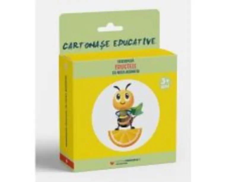 Descopera FRUCTELE cu Nuta Albinuta (12 cartonase educative)