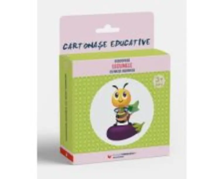 Descopera legumele cu Nuta Albinuta (12 cartonase educative)