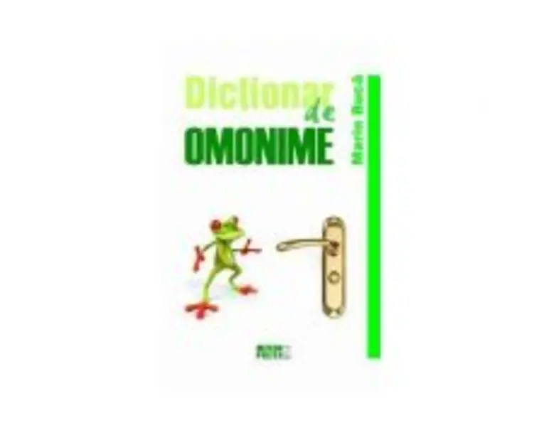 Dictionar de omonime - Marin Buca