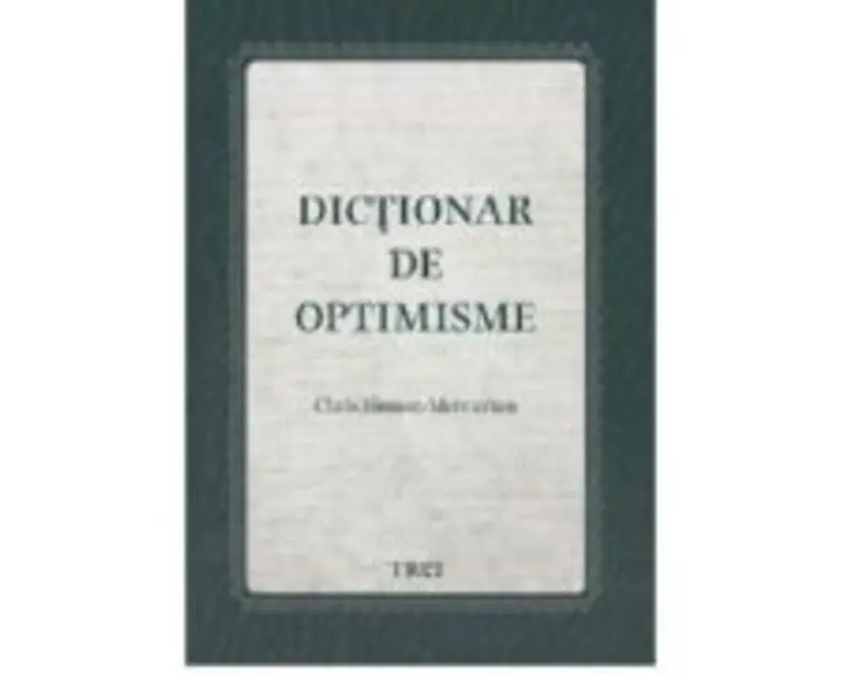 Dictionar de optimisme - Chris Simion
