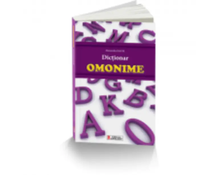 Dictionar de omonime - Alexandru Emil