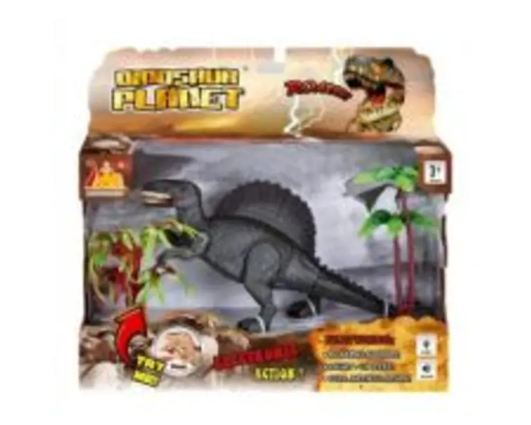Dinozaur cu lumini si sunete Spinosaurus, 22 cm