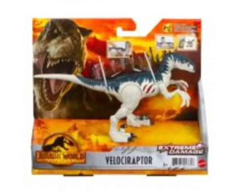 Dinozaur velociraptor Jurassic World Extreme Damage