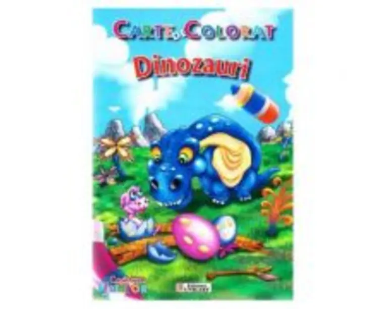 Dinozauri. Carte de colorat