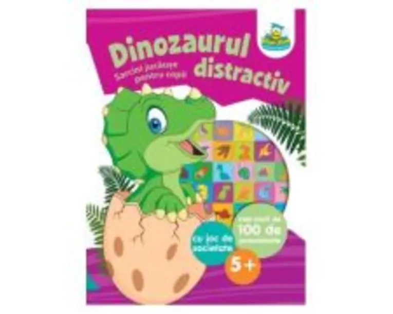 Dinozaurul distractiv. Sarcini jucause pentru copii