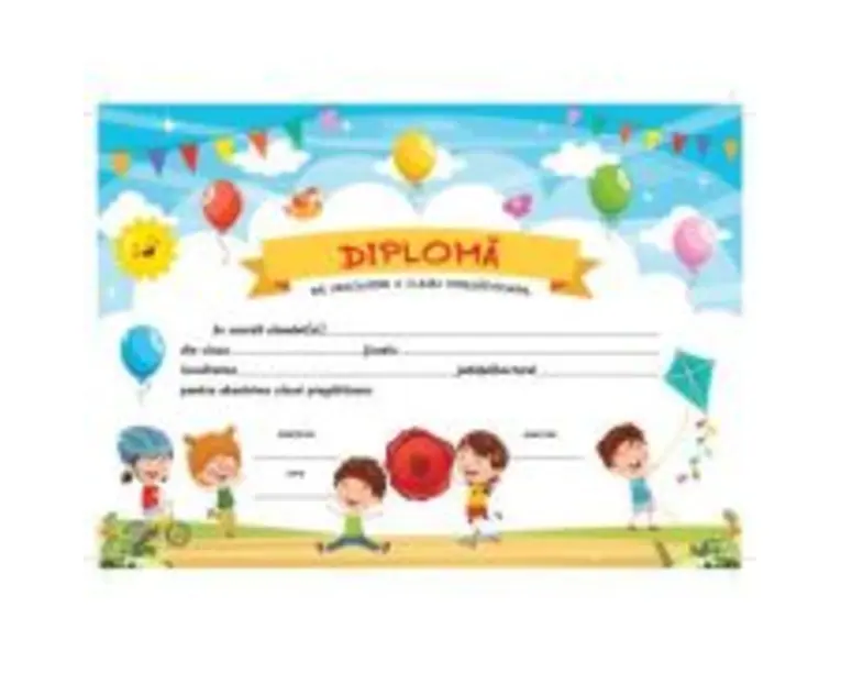 Diploma de absolvire a clasei pregatitoare (DZC02)