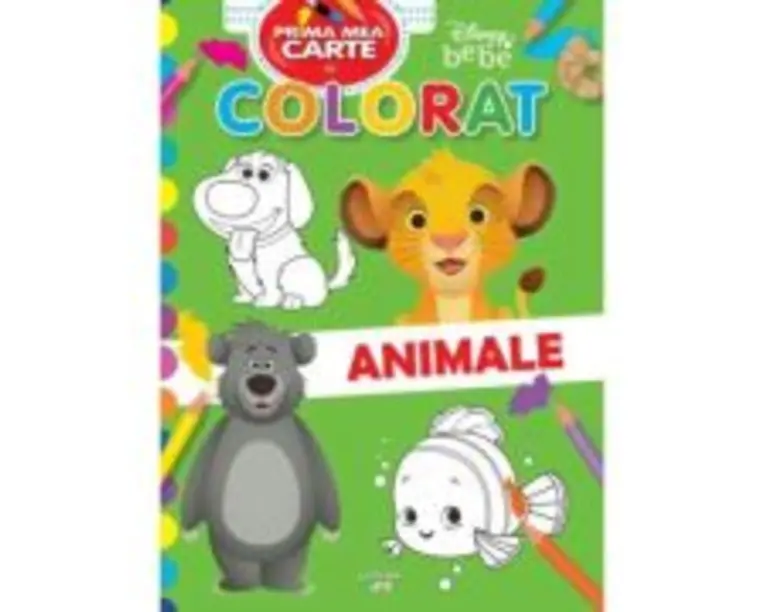 Disney bebe. Prima mea carte de colorat. Animale