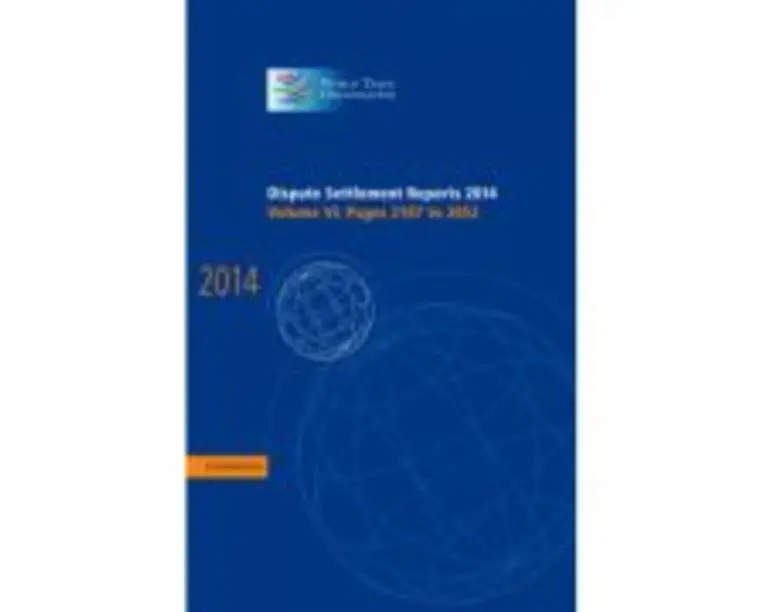 Dispute Settlement Reports 2014: Volume 6, Pages 21872652