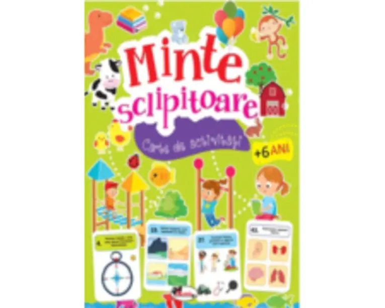 Minte sclipitoare. Carte de activitati +6 ani - Dreamland Publications