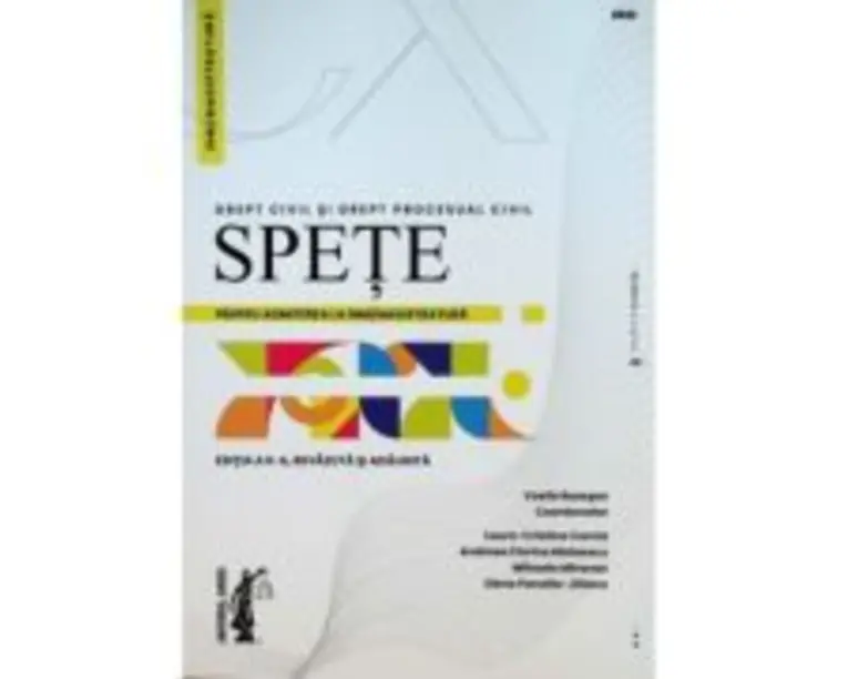 Spete pentru admiterea la INM/magistratura. Drept civil si drept procesual civil - 2022. Editia a II-a, revazuta si adaugita - Vasile Bozesan