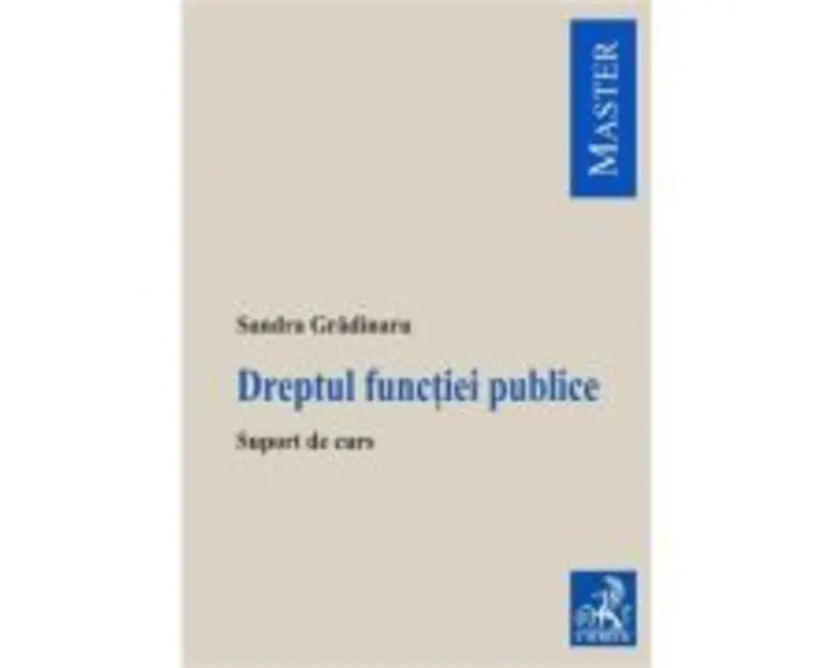 Dreptul functiei publice - Sandra Gradinaru
