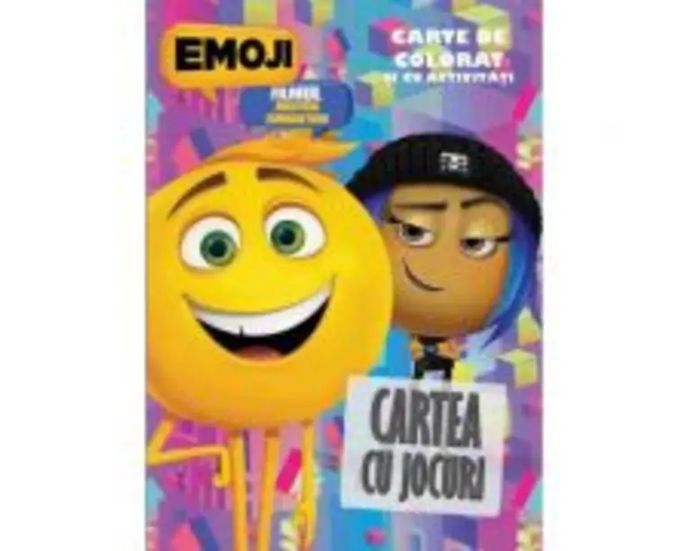 Emoji - cartea cu jocuri. Carte de colorat si cu activitati