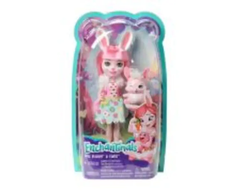 Set papusa cu animalut, Bree Bunny &amp; Twist, Enchantimals