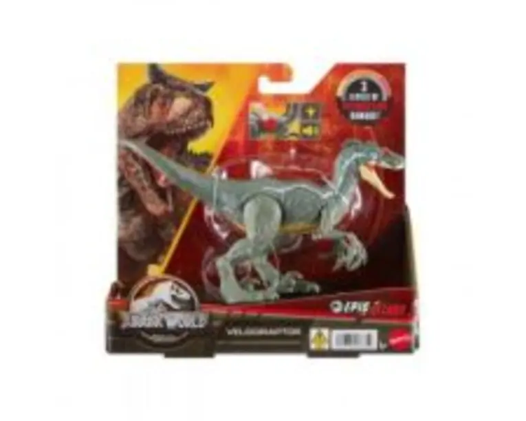 Dinozaur velociraptor Jurassic World Epic Attack