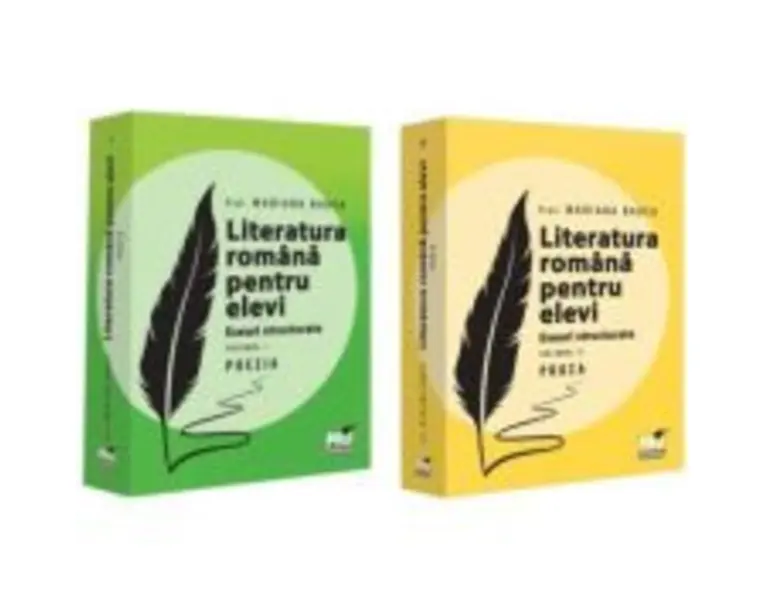 Pachet Literatura romana pentru elevi. Eseuri structurate: Poezia si Proza - Mariana Badea