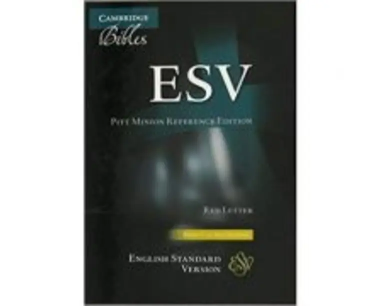 ESV Pitt Minion Reference Bible, Brown Calf Split Leather, Red-letter Text
