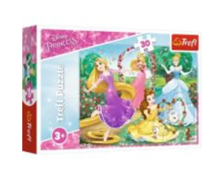 Puzzle Disney Princess, In gradina palatului, 30 piese