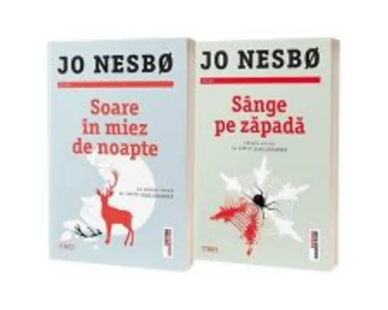 Pachet de 2 carti Soare si Sange pe zapada autor Jo Nesbo