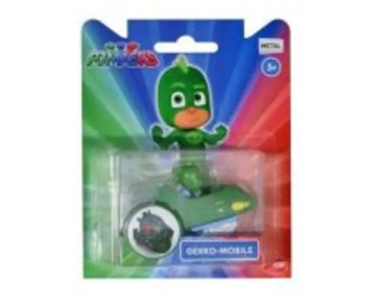 Figurina cu vehicul PJ Masks, Eroi in pijama