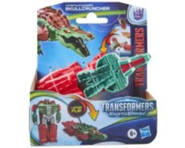Figurina 2 in 1, 6 cm, Transformers 7 Earthspark, Skullcruncher