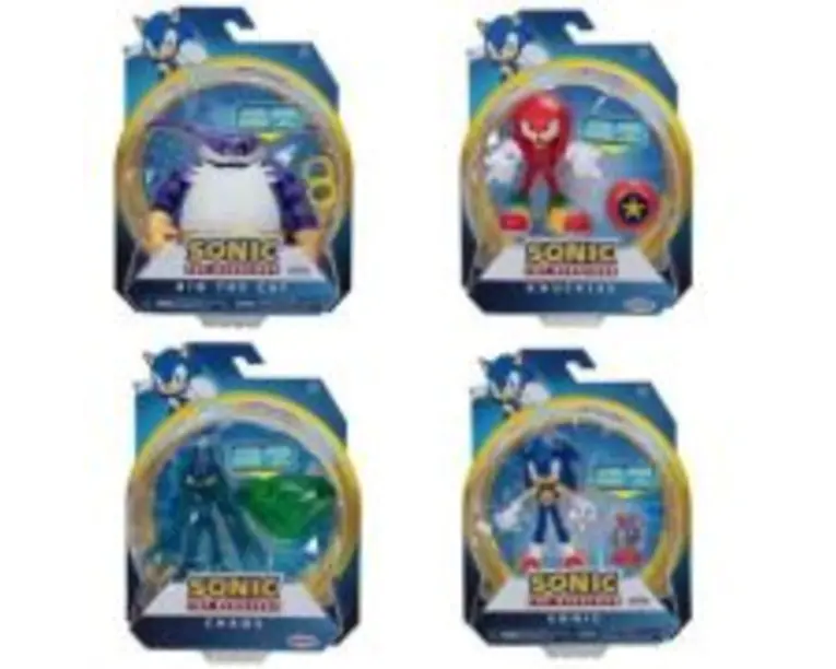Figurina articulata 10 cm, Sonic S11, diverse personaje
