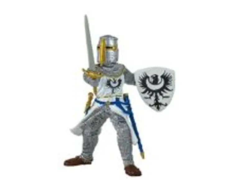 Figurina Cavaler Alb cu sabie, Papo