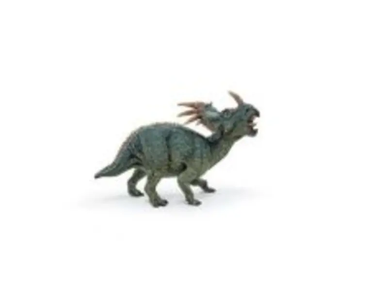 Figurina dinozaur styracosaurus verde, Papo
