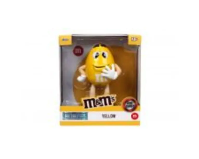 Figurina metalica M&amp;M galbena, 10 cm, Jada