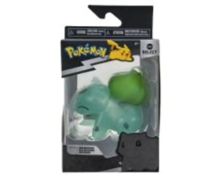 Figurina Select Translucent de actiune, 7. 5cm, Pokemon, Bulbasaur